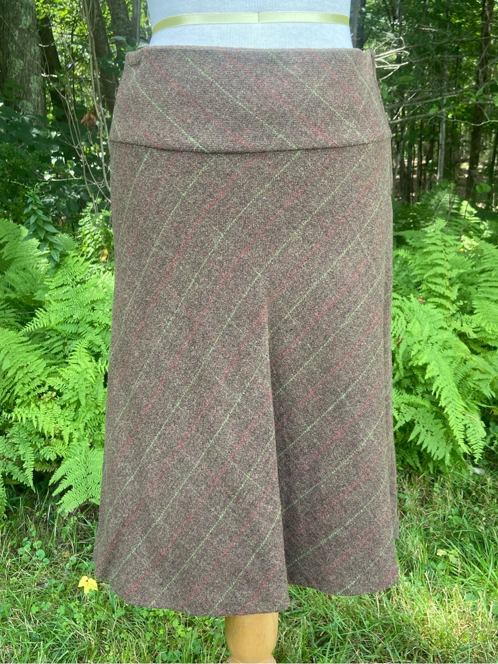 📚Plaid A-Line Skirt ☕️